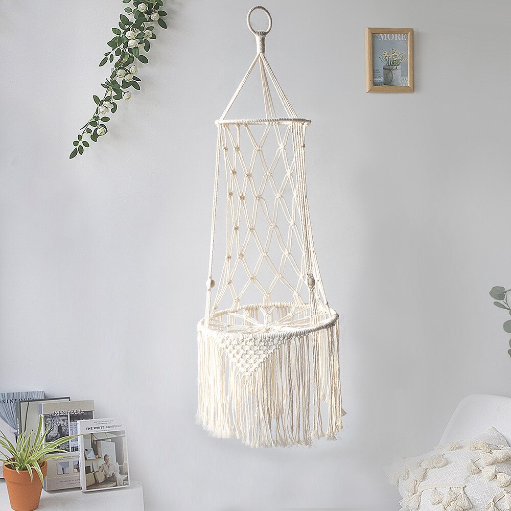 Macrame rope hammock