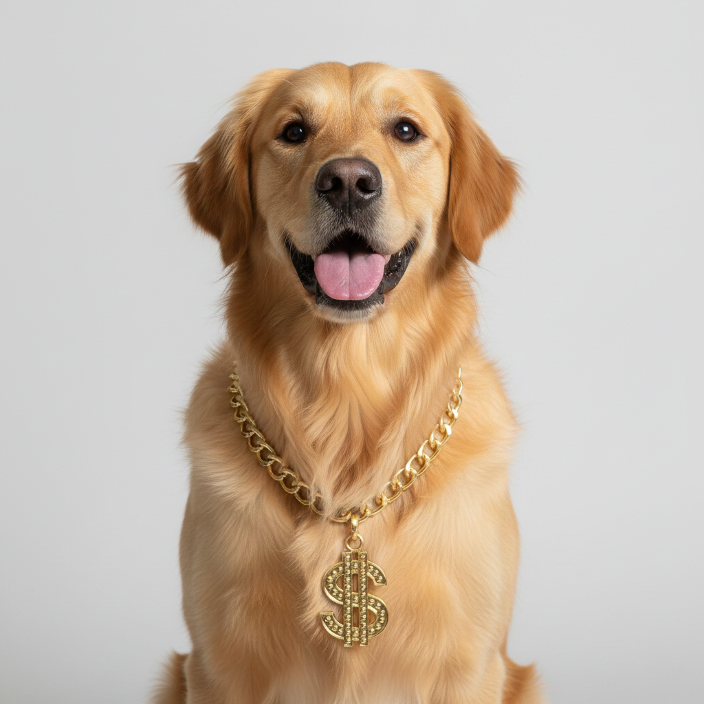 Dollar Chain Collar